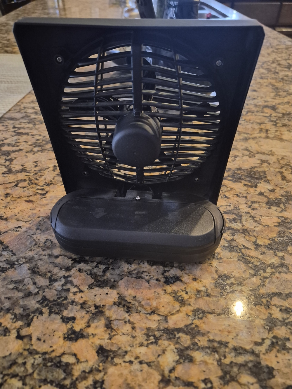 Black Battery Operated Portable Fan - 5 Inch - Picture 5 of 6